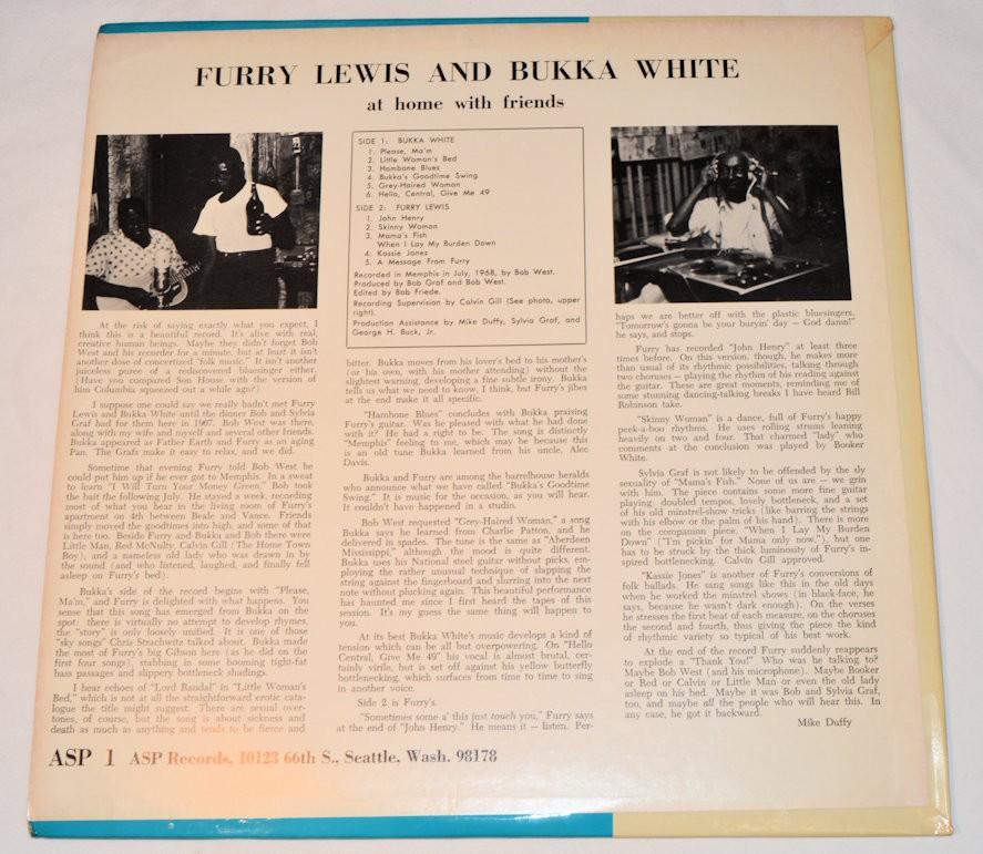 Lewis, Furry / White, Bukka - At Home With Friends