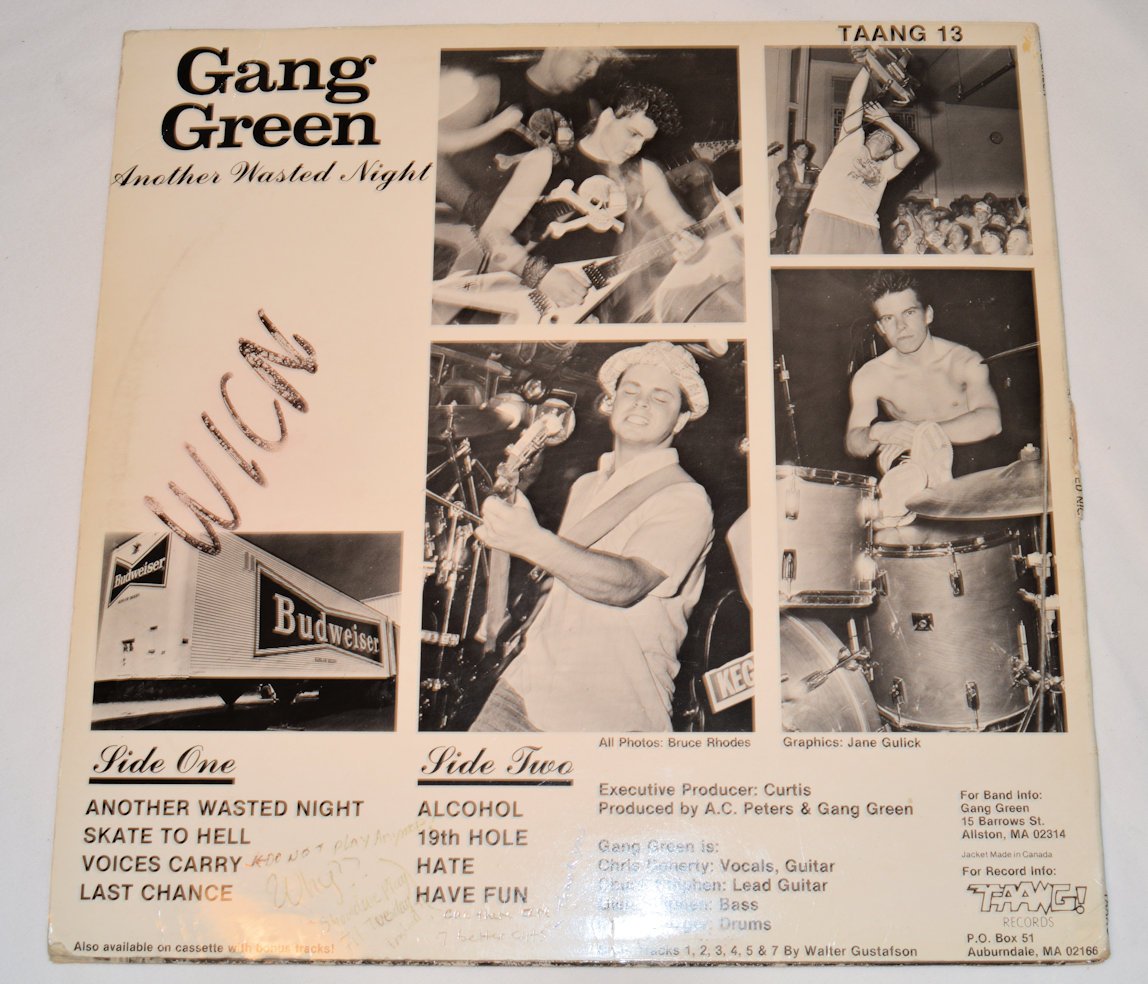 Gang Green - Another Wasted Night