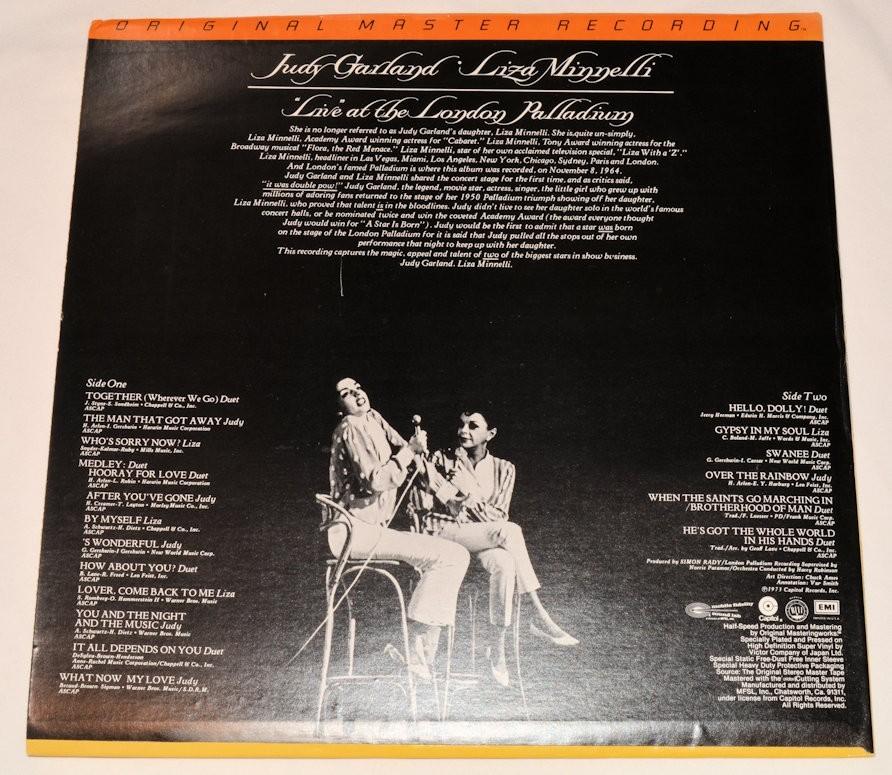 Garland / Minnelli - Live London Palladium (MFSL)