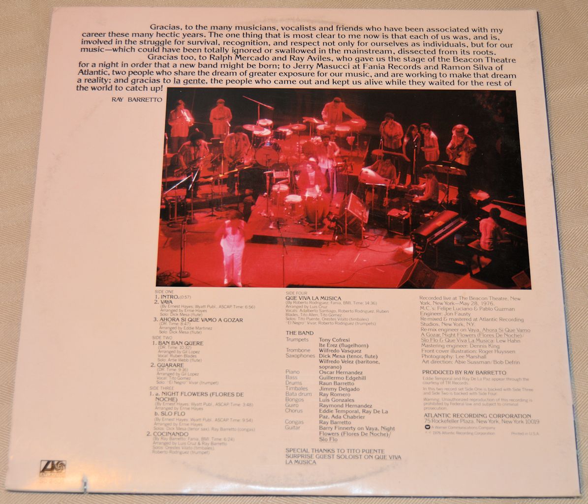 Barretto, Ray - Live Tomorrow