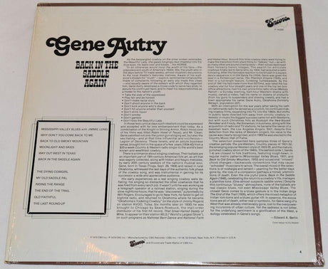 Autry, Gene - Bank In The Saddle