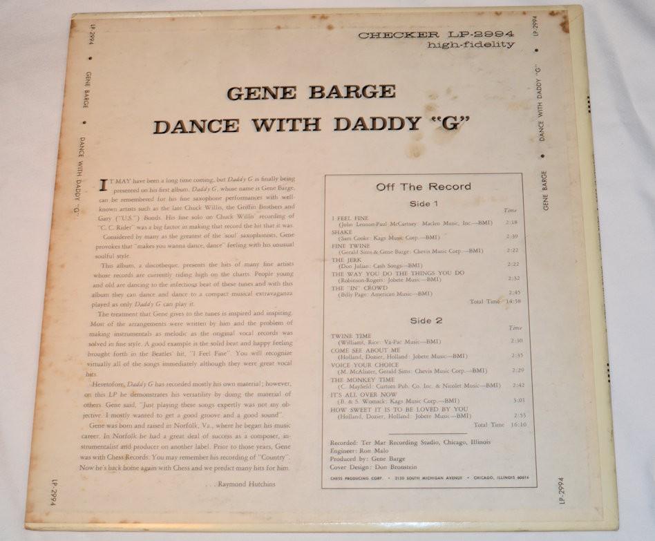 Barge, Gene - Dance With Daddy "G"