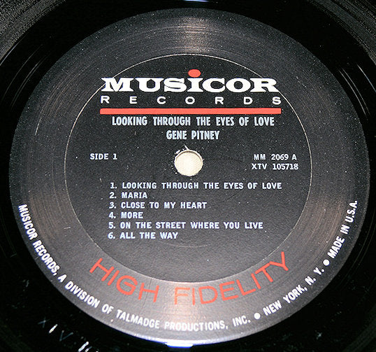 Pitney, Gene - Looking Through The Eyes Of Love