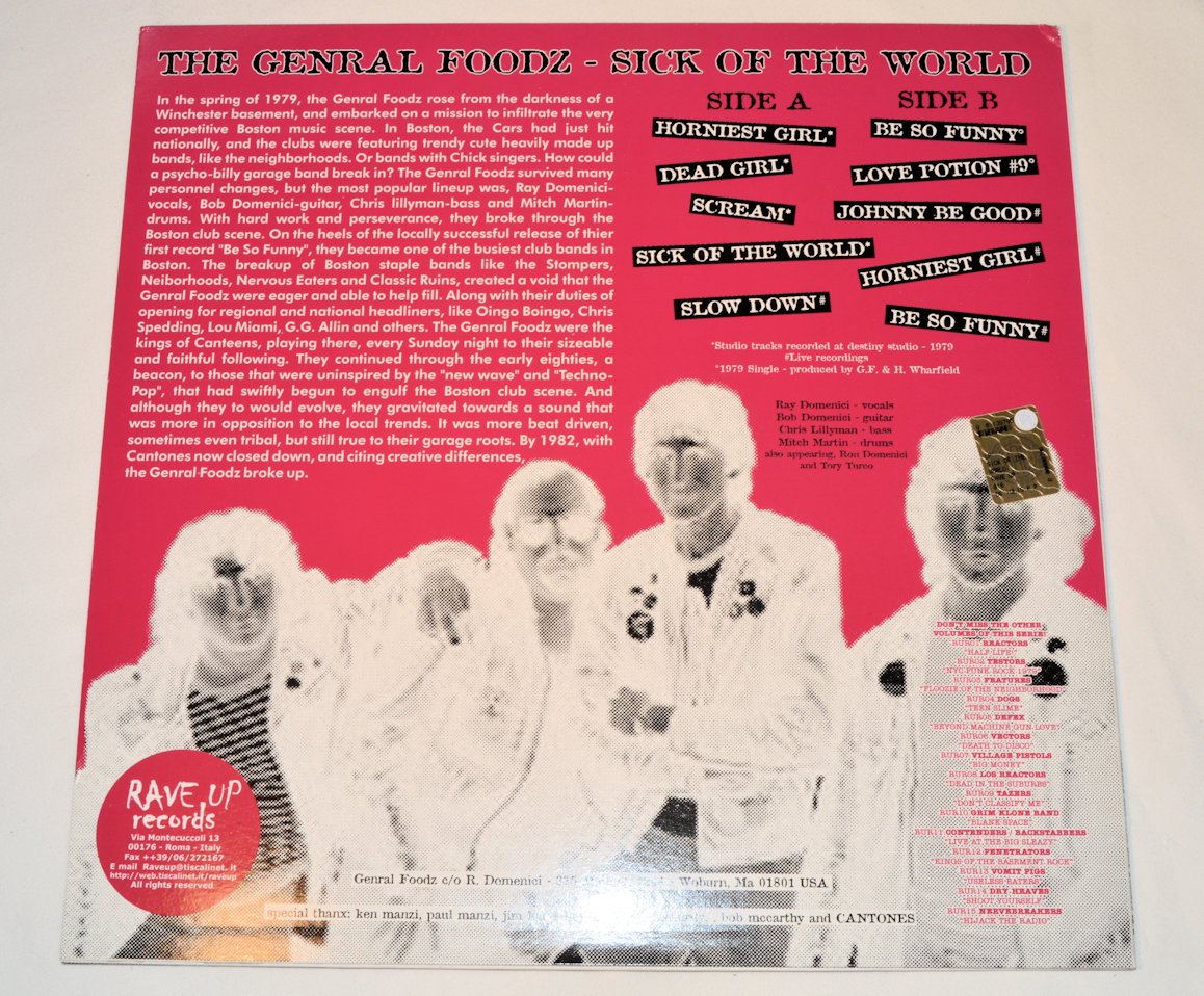 General Foodz - Sick Of The World