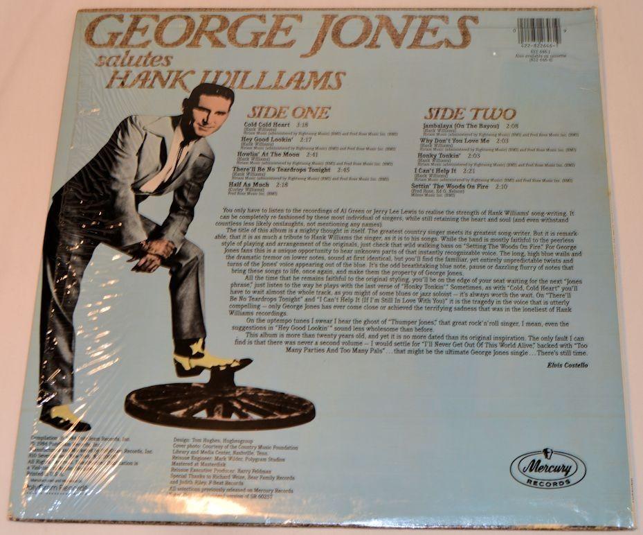 Jones, George - Salutes Hank Williams