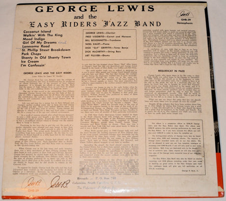 Lewis, George - Easy Riders Jazz Band