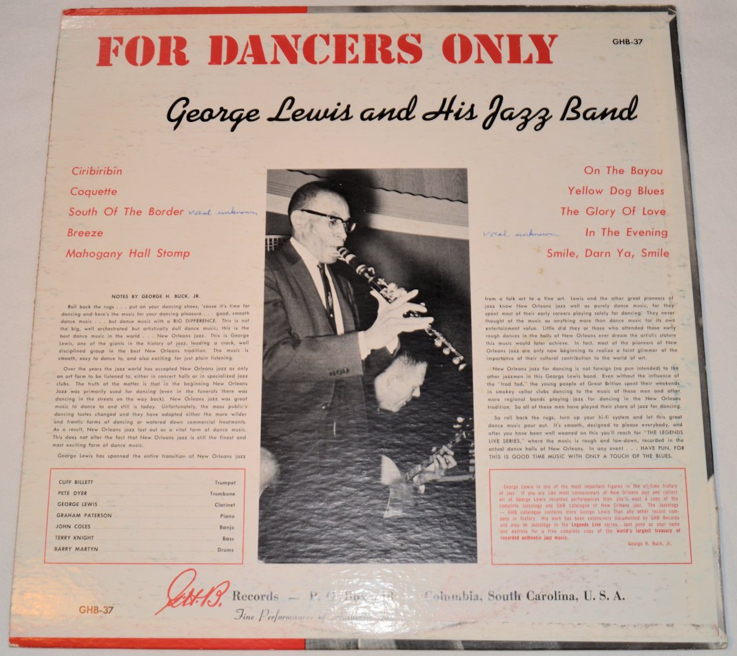 Lewis, George - For Dancers Only