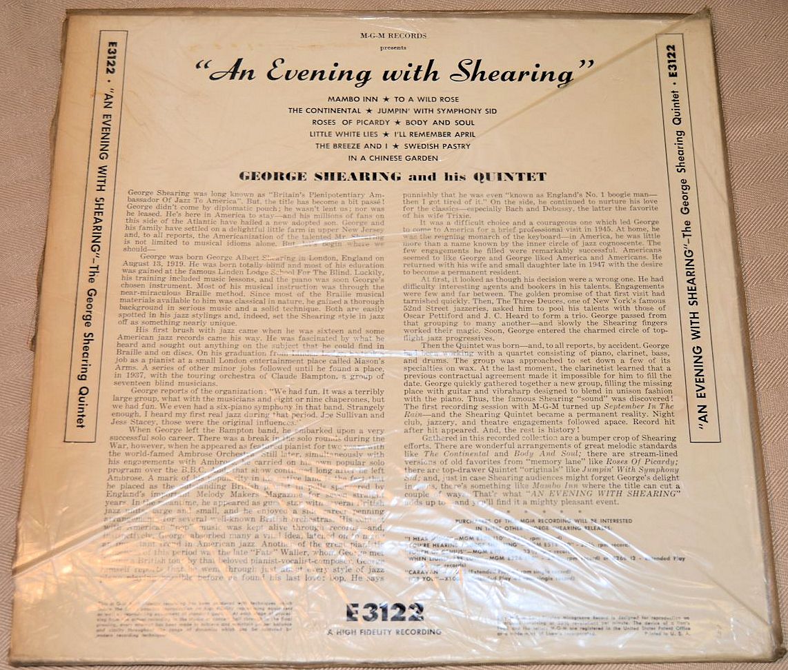 Shearing, George - An Evening With