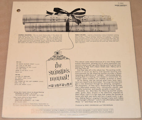 Shearing, George/Wilson, Nancy - The Swingin's Mutual!