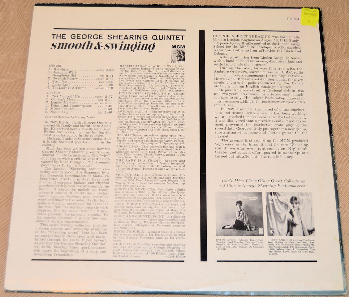 Shearing, George - Smooth & Swinging