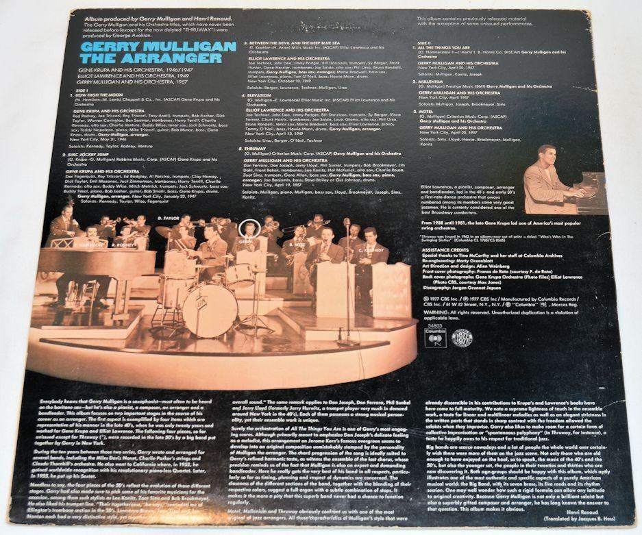 Mulligan, Gerry - The Arranger