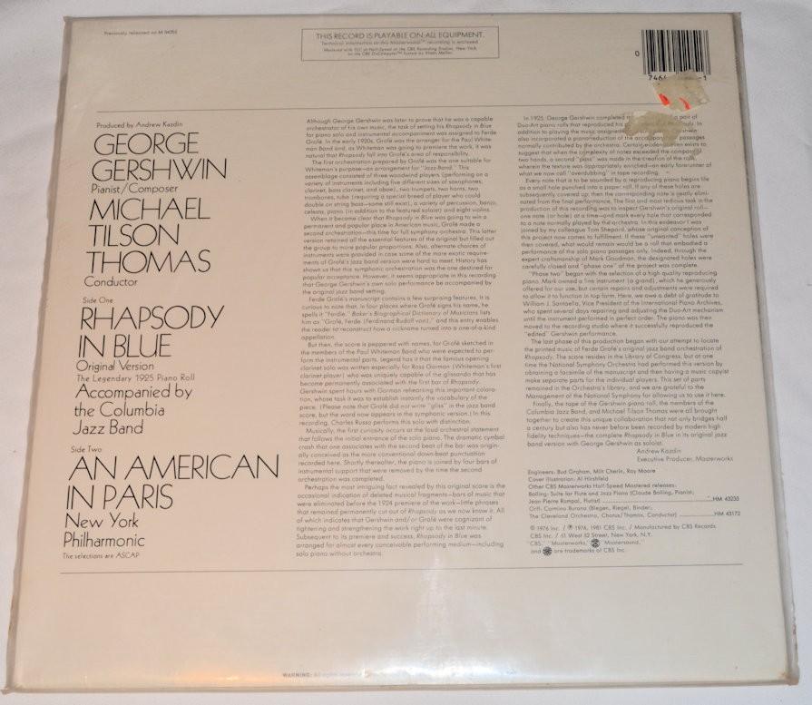 Gerswhin, George - Rhapsody In Blue