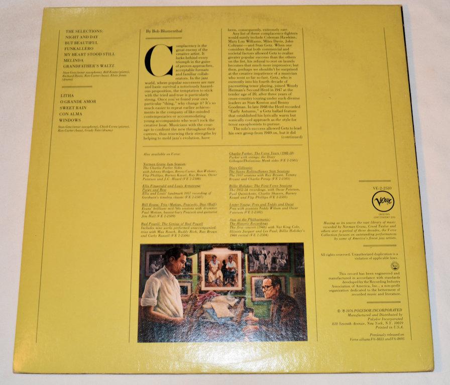 Getz, Stan - Corea/Evans Sessions