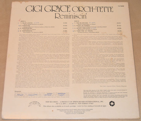 Gryce, Gigi - Reminiscin