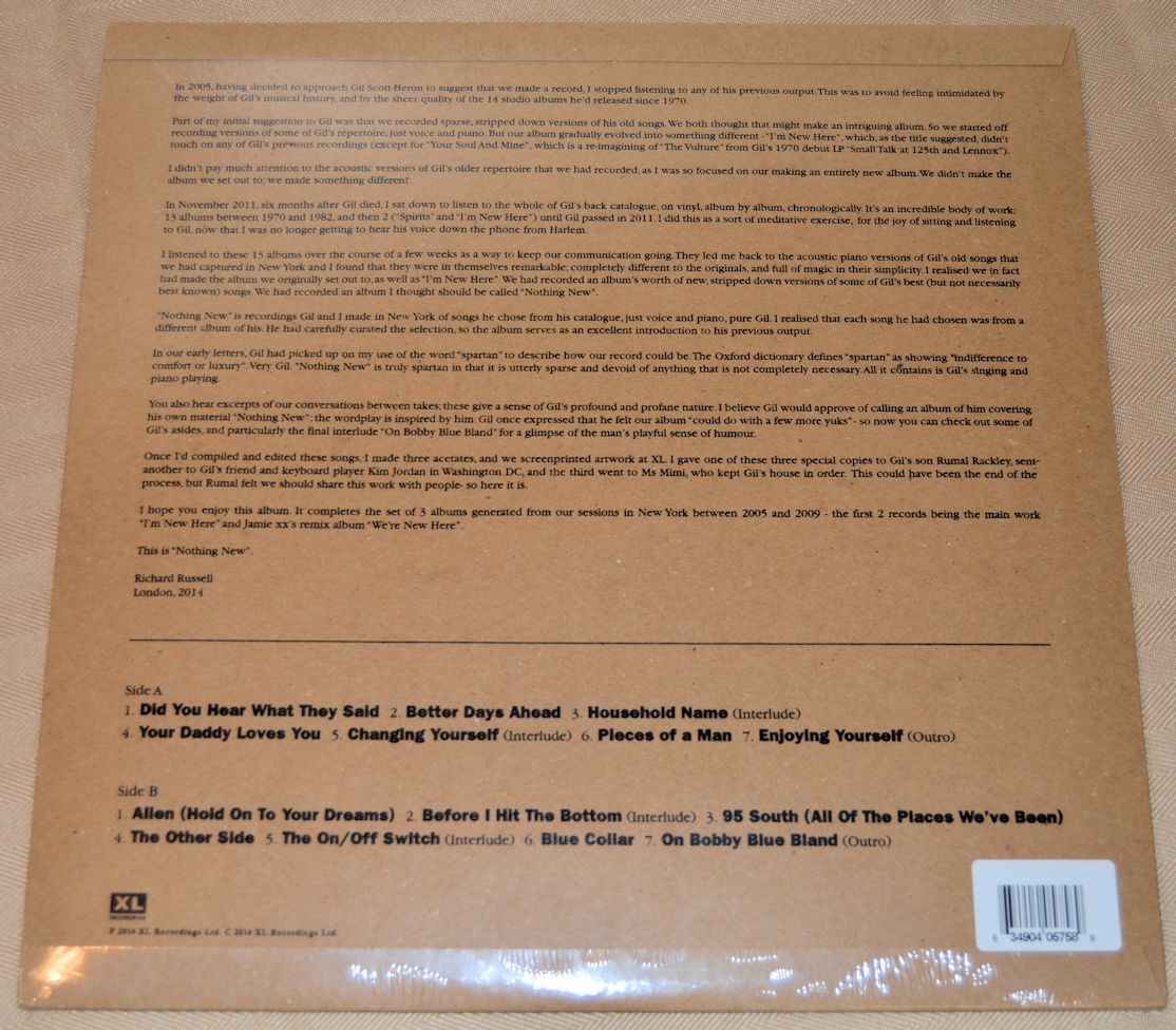 Scott-Heron, Gil - Nothing New