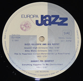 Gillespie, Dizzy / Mulligan - Europa Jazz