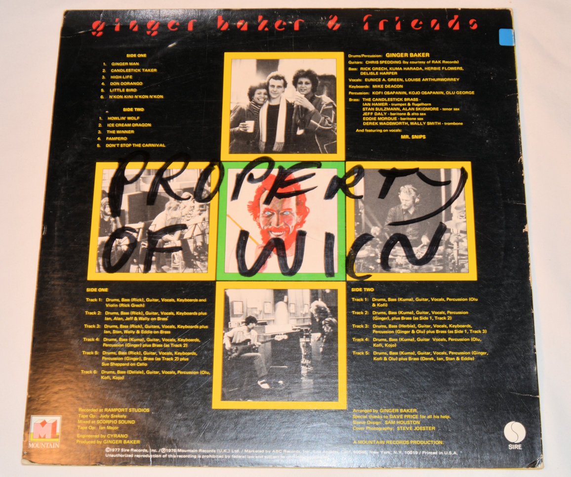 Baker, Ginger - Eleven Sides Of Baker