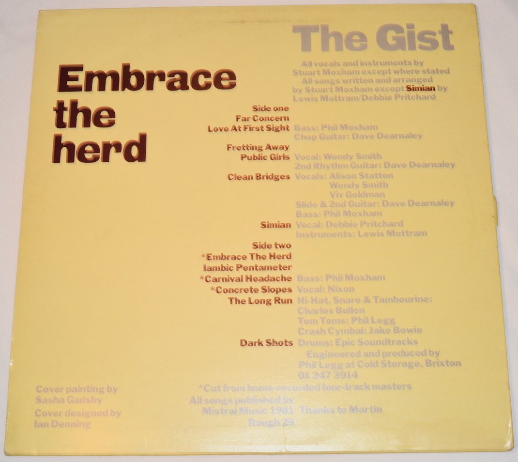 Gist, The - Embrace The Herd