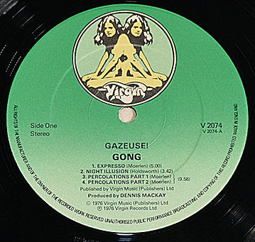 Gong - Gazeuse!, Vinyl Record Album LP, UK Pressing – Joe's Albums