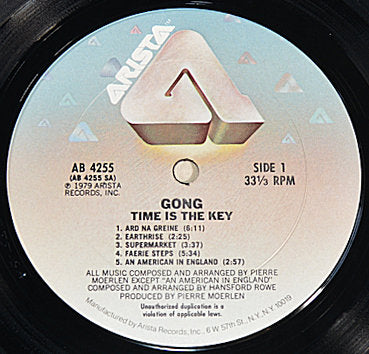 Gong - Time Is The Key