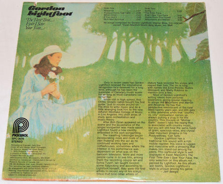 Lightfoot, Gordon - First Time Ever