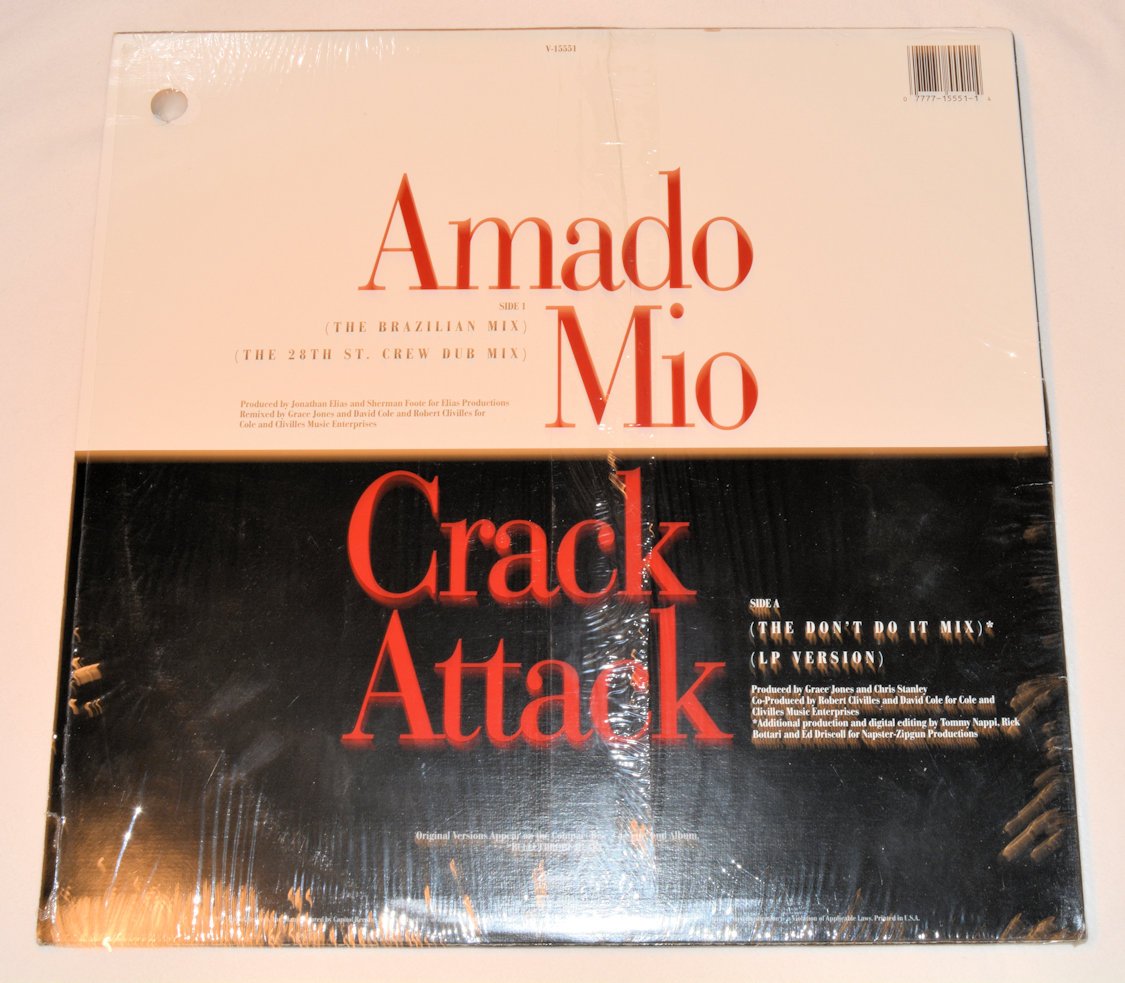 Jones, Grace - Amado Mio / Crack Attack