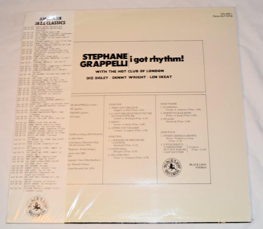 Grappelli, Stephane - I Got Rhythm