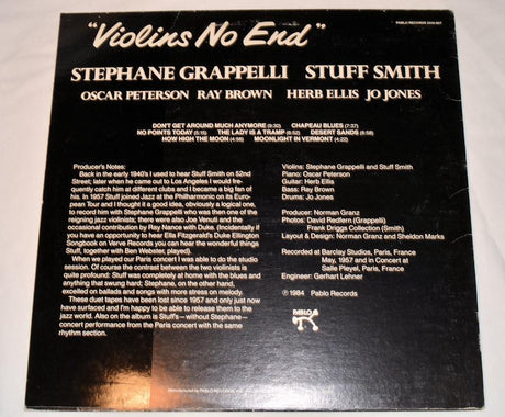 Grappelli, Stephane - Violins No End