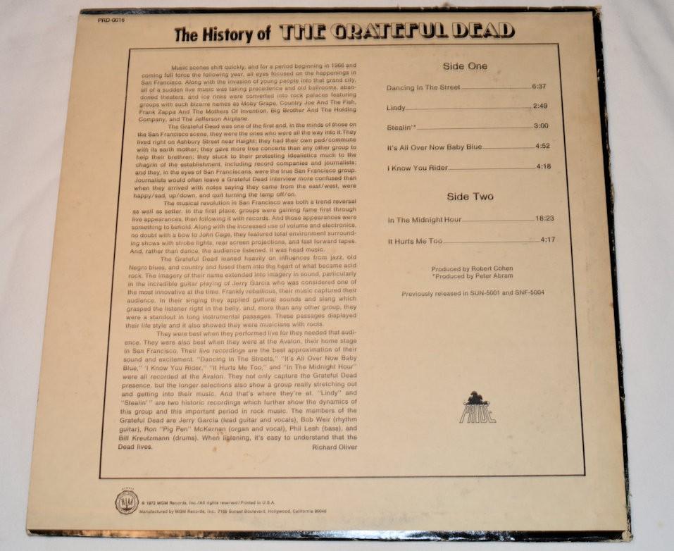 Grateful Dead - History Of