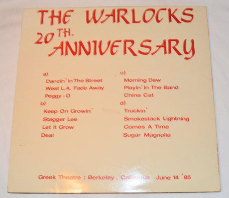 Grateful Dead - Warlocks 20th Anniversary