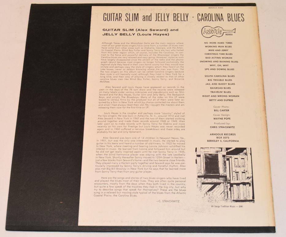 Guitar Slim & Jelly Belly - Carolina Blues