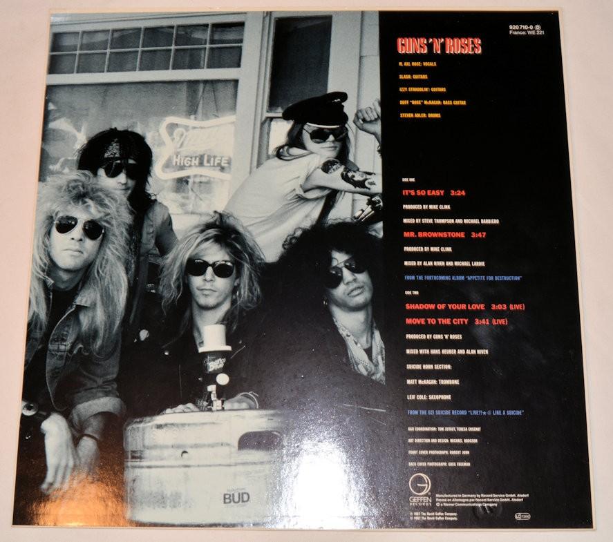 Guns N Roses - It's So Easy · Mr. Brownstone – Joe's Albums