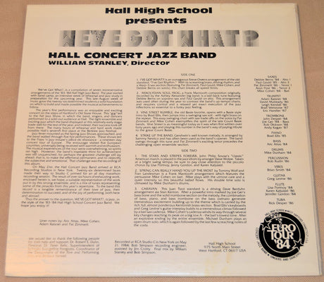 Hall High School - We've Got What?