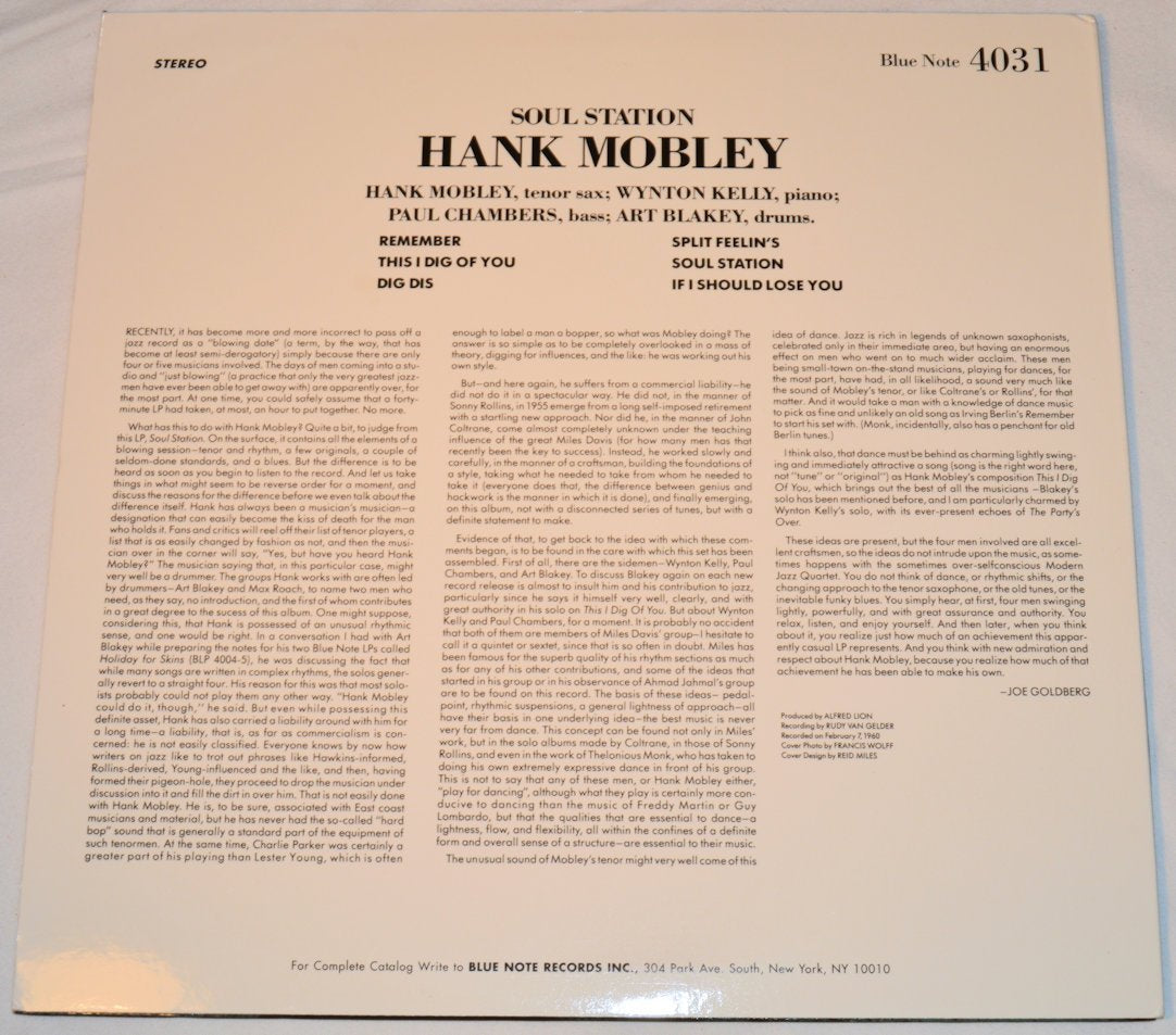 Mobley, Hank - Soul Station