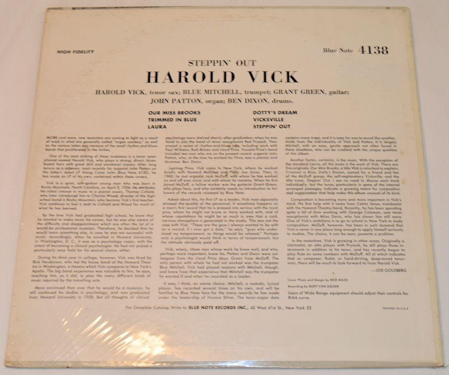 Vick, Harold - Steppin Out