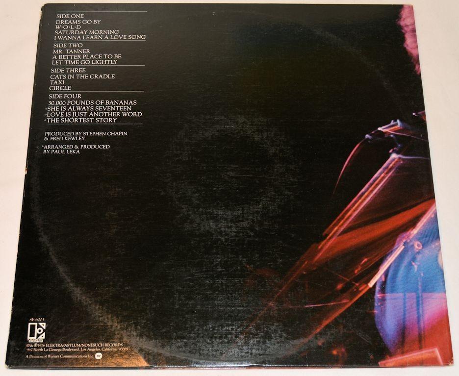 Chapin, Harry - Greatest Stories Live