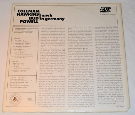 Hawkins, Coleman - Hawk In Germany