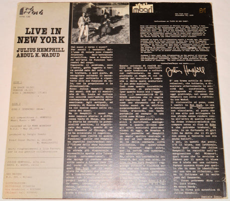 Hemphill, Julius - Live in New York