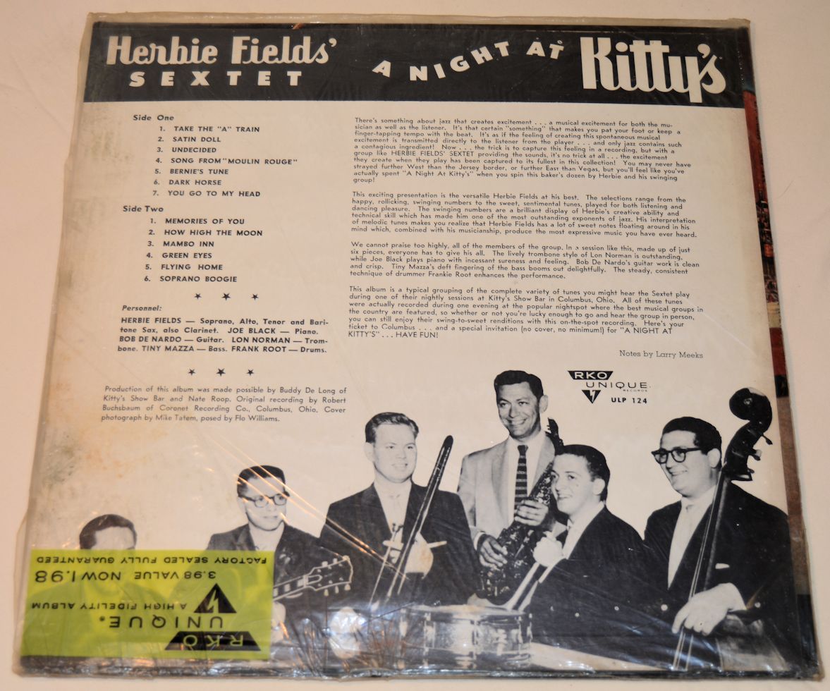 Fields, Herbie Sextet - Night At Kittys
