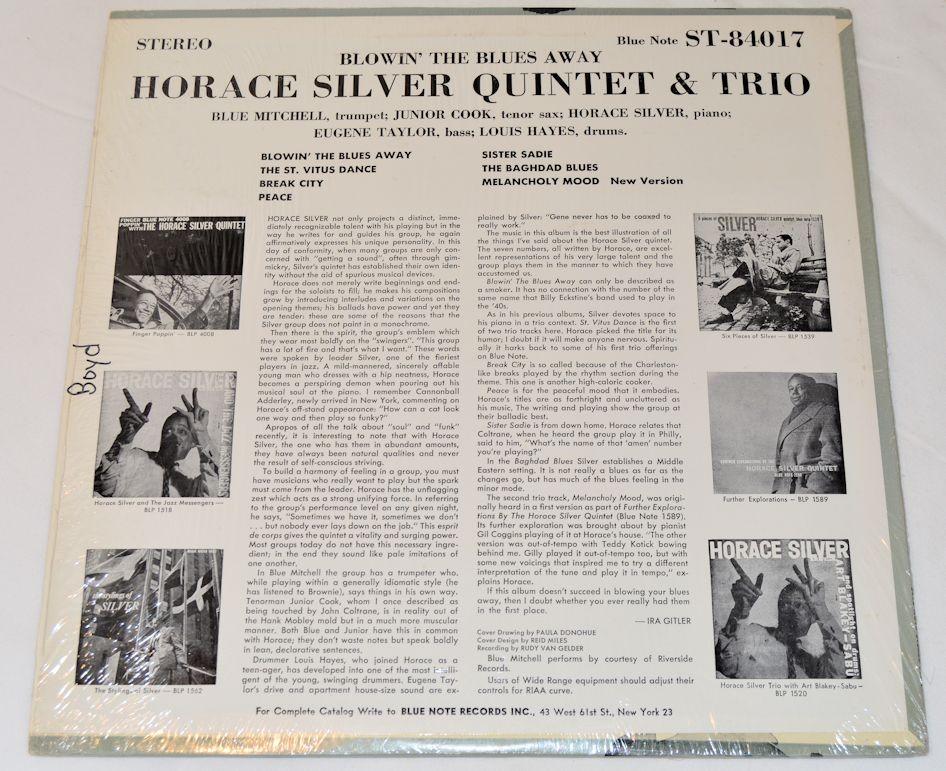 Silver, Horace - Blowin Blues Away