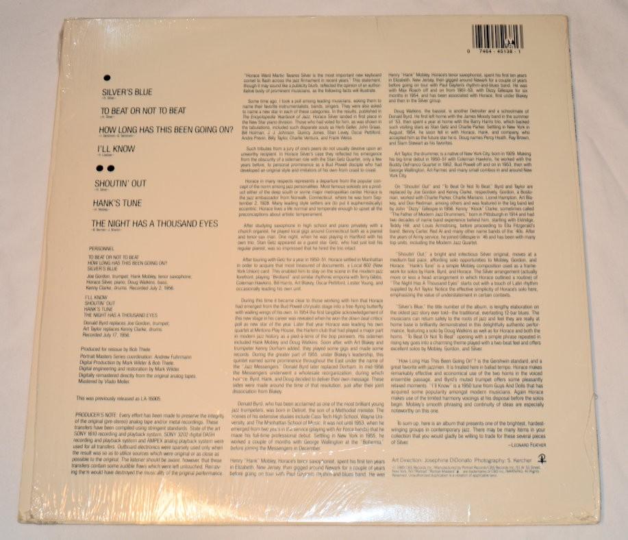 Silver, Horace - Silver's Blue