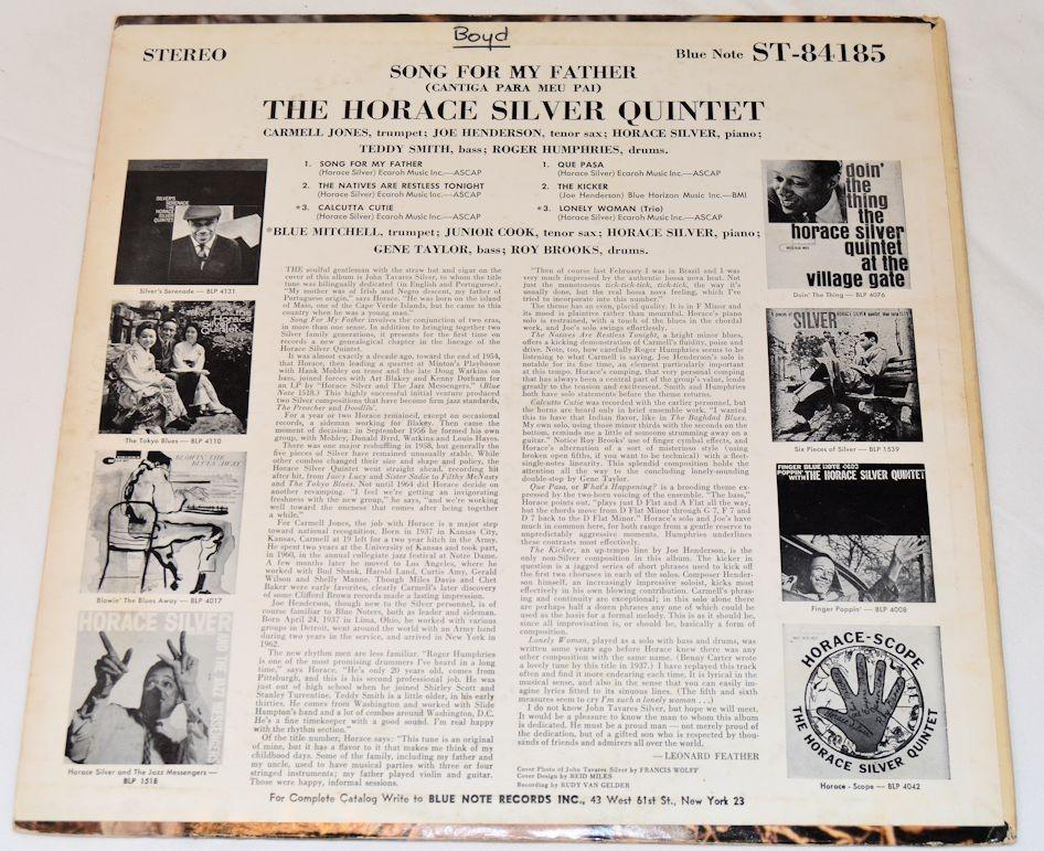 Silver, Horace - Song For My Father