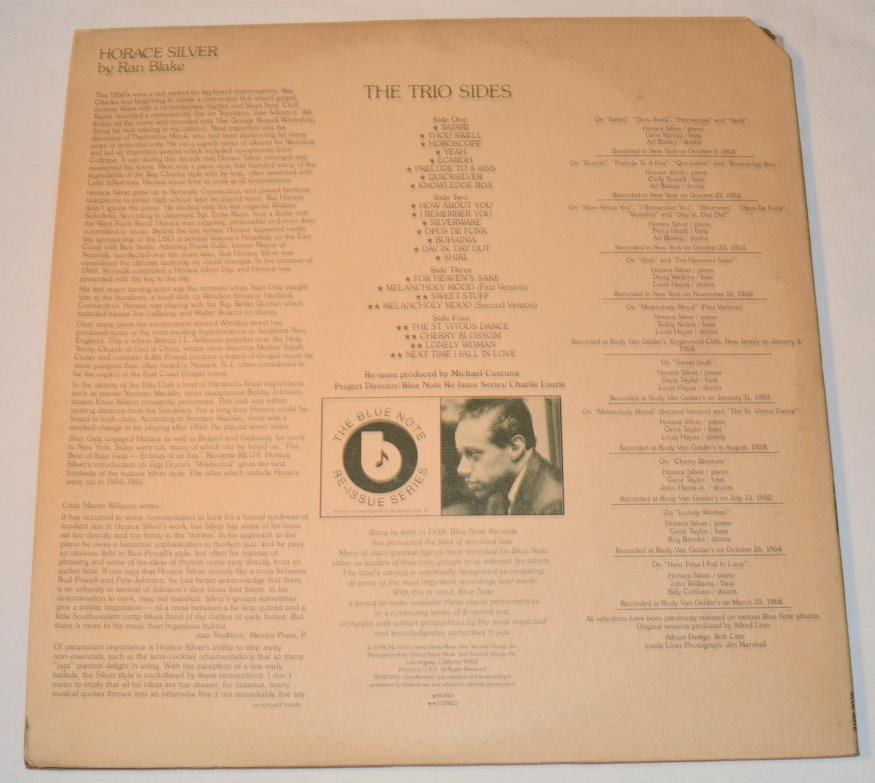 Silver, Horace - Trio Sides