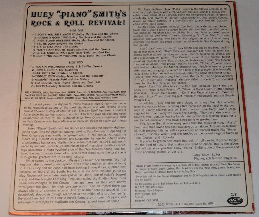 Smith, Huey Piano - Rock N Roll Revival