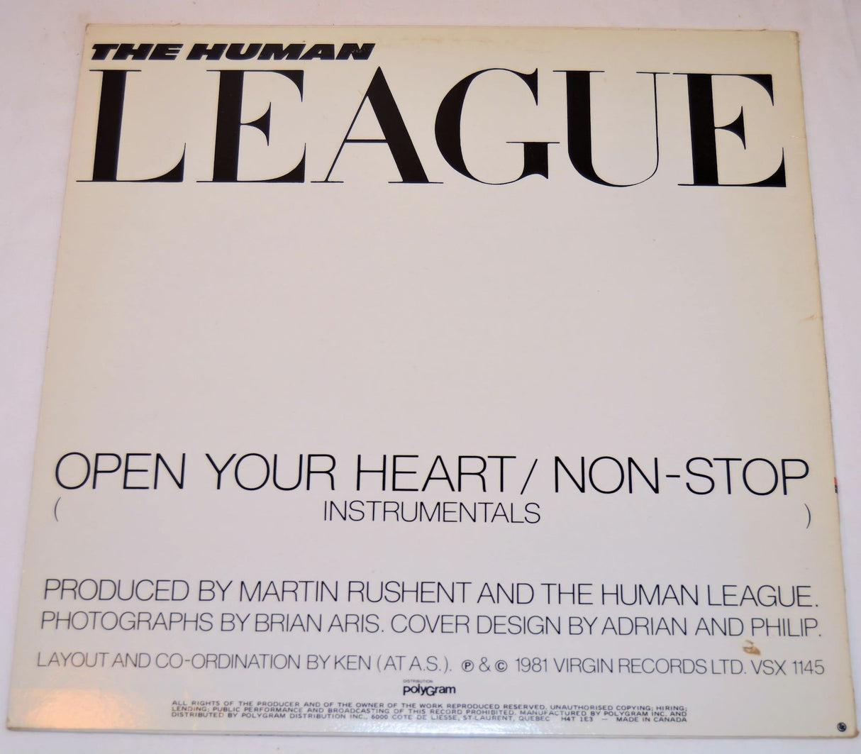 Human League - Open Your Heart