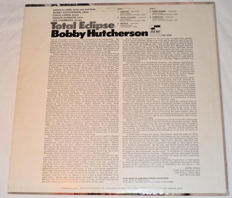 Hutcherson, Bobby - Total Eclipse