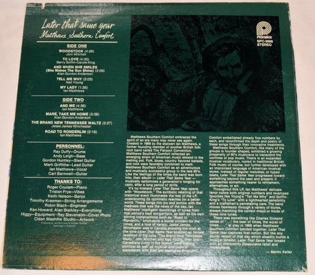 Matthews Southern Comfort - Later That Same Year