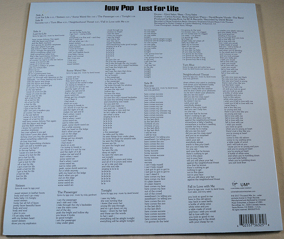 Iggy Pop - Lust For Life