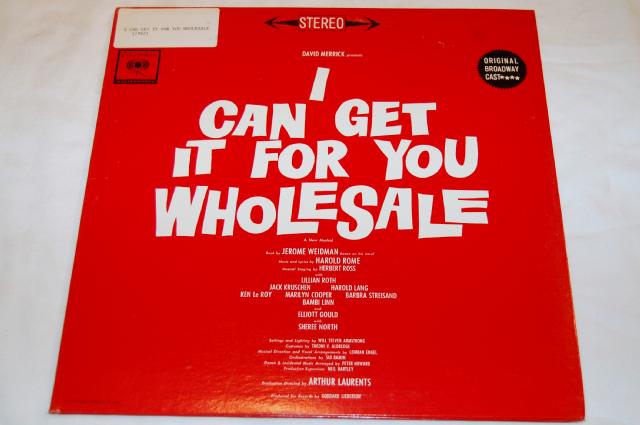 I Can Get It For You Wholesale - Original Cast - 1962 Streisand, Gould