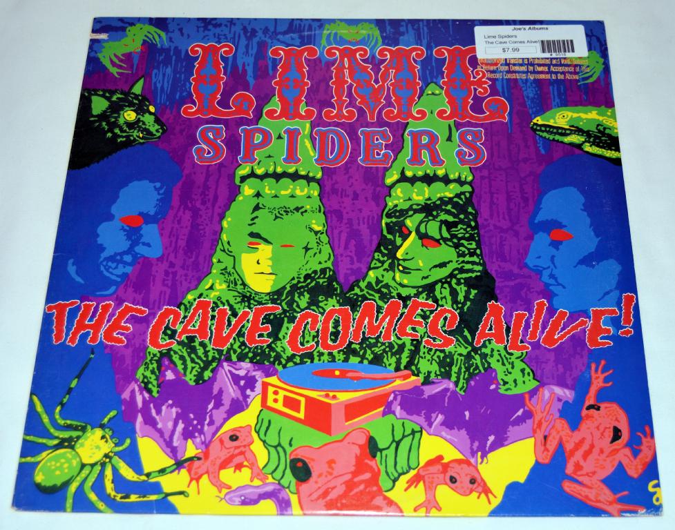 Lime Spiders - The Cave Comes Alive!